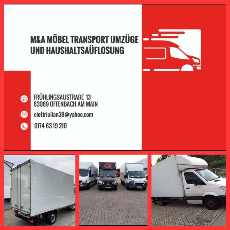 M&A Möbel Transport , Umzuge und Entrümpelung - Transportfirma in 