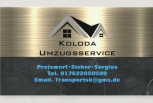 Logo Umzugsunternehmen Koloda Umzugsservice & Transporte Amberg