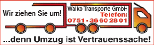 Walko Transporte - Transportfirma in Baienfurt