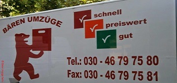 Bären - Umzüge - Transportfirma in Berlin