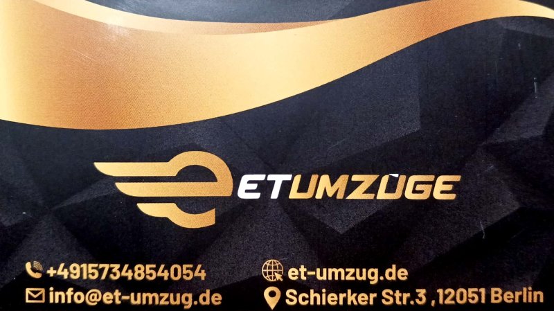 ET-Umzüge - Transportfirma in Berlin