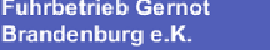 Umzugsunternehmen Fuhrbetrieb Gernot Brandenburg
