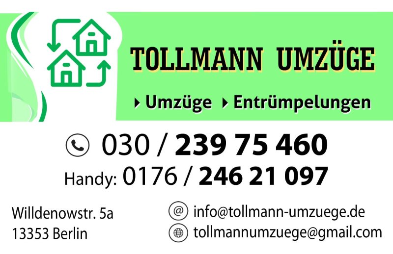 Tollmann Umzüge - Transportfirma in Berlin