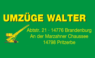 Logo Umzugsunternehmen Umzüge Walter Brandenburg / Havel