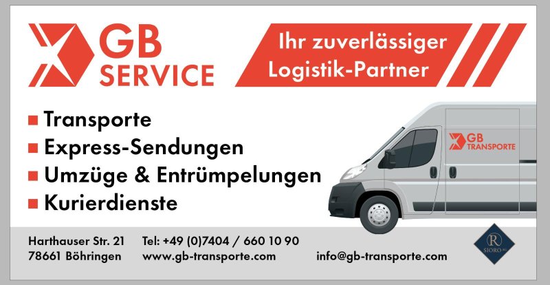 Logo Umzugsunternehmen GB-Transporte (Service) Dietingen