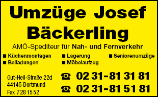 Die Spedition Bäckerling - Transportfirma in Dortmund