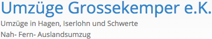 Umzüge Grossekemper - Transportfirma in Hagen