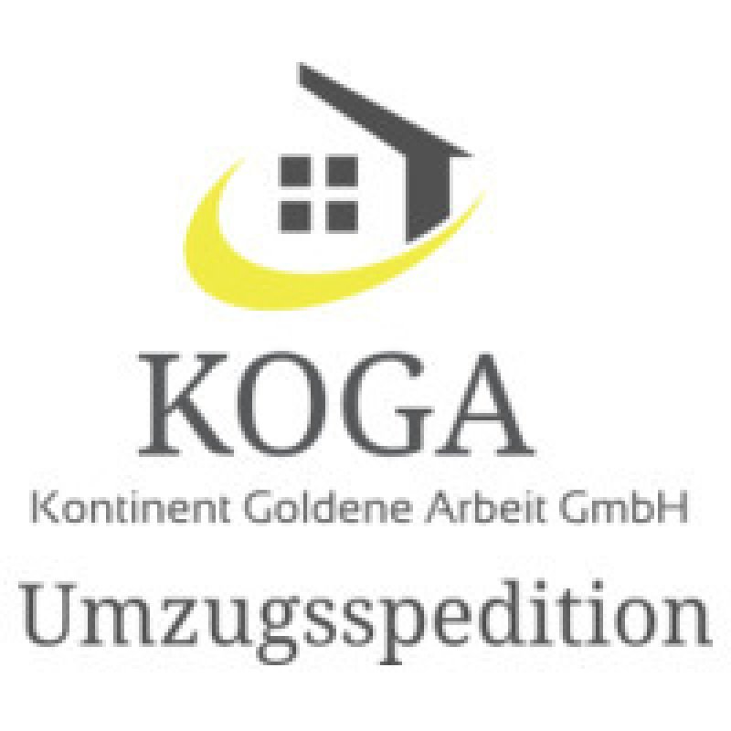 Logo Umzugsunternehmen KoGA Kontinent Goldene Arbeit GmbH Hamburg