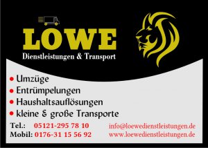 Löwe Dienstleistungen und Transport - Transportfirma in Hildesheim