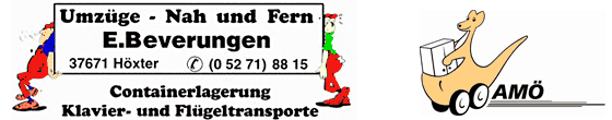 Umzüge Ernst Beverungen Inh. Detlef Beverungen - Transportfirma in Höxter