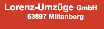 Umzugsunternehmen Lorenz Umzüge