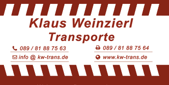 Klaus Weinzierl - Transporte - Transportfirma in München