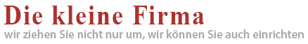 Logo Umzugsunternehmen Die kleine Firma Neustadt an der Waldnaab