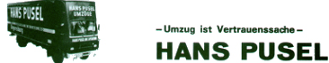 Pusel Hans Umzüge - Transportfirma in Regensburg