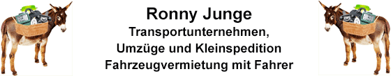 Saalfelder Packesel - Ronny Junge - Transportfirma in Saalfeld / Saale
