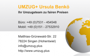 UMZUG+ Ursula Benkö - Transportfirma in Singen (Hohentwiel)