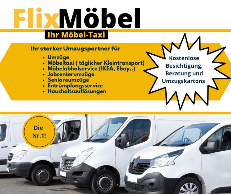 Logo Umzugsunternehmen Flixmöbel - Ihr Umzugsprofi Stuhr