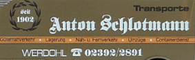 Transporte Schlotmann - Transportfirma in Werdohl
