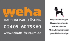 Weha Haushaltsauflösung - Transportfirma in Würselen